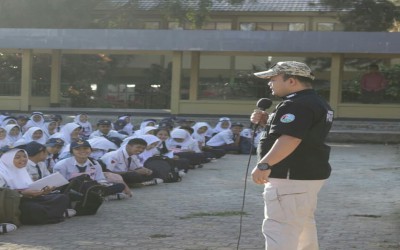 Penyuluhan bahaya narkoba pada acara mpls tahun 2019